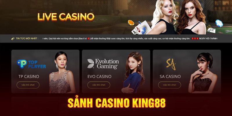 Mẹo chơi casino KING88